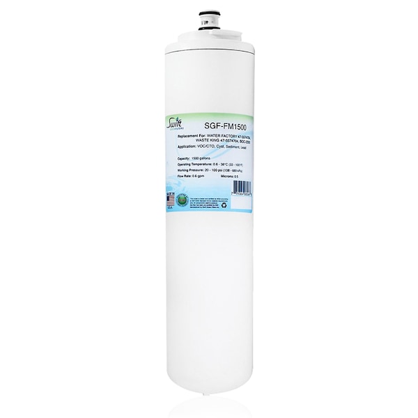 Replacement for 3M Water Factory 47-5574704 by Swift Green Filters